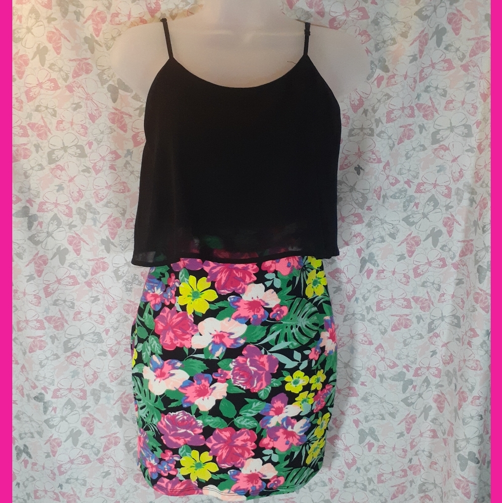 Grateful Hearts Stretch Mini Skirt Dress